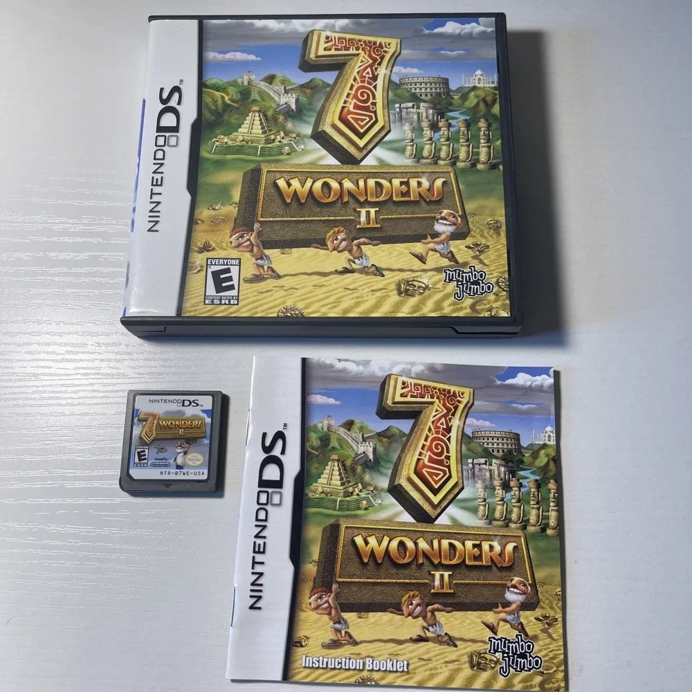Nintendo DS 7 Wonders of The Ancient World Video Game Complete